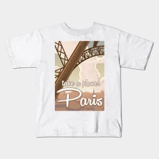 Take a Plane Paris Kids T-Shirt